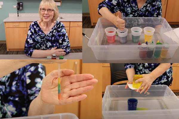 Video: Rainbow Straw & Floating Water